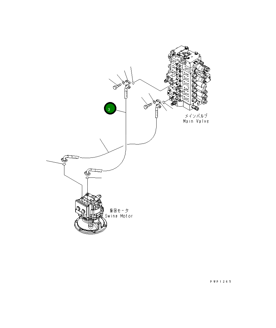 Шланг 206-62-71151 Komatsu