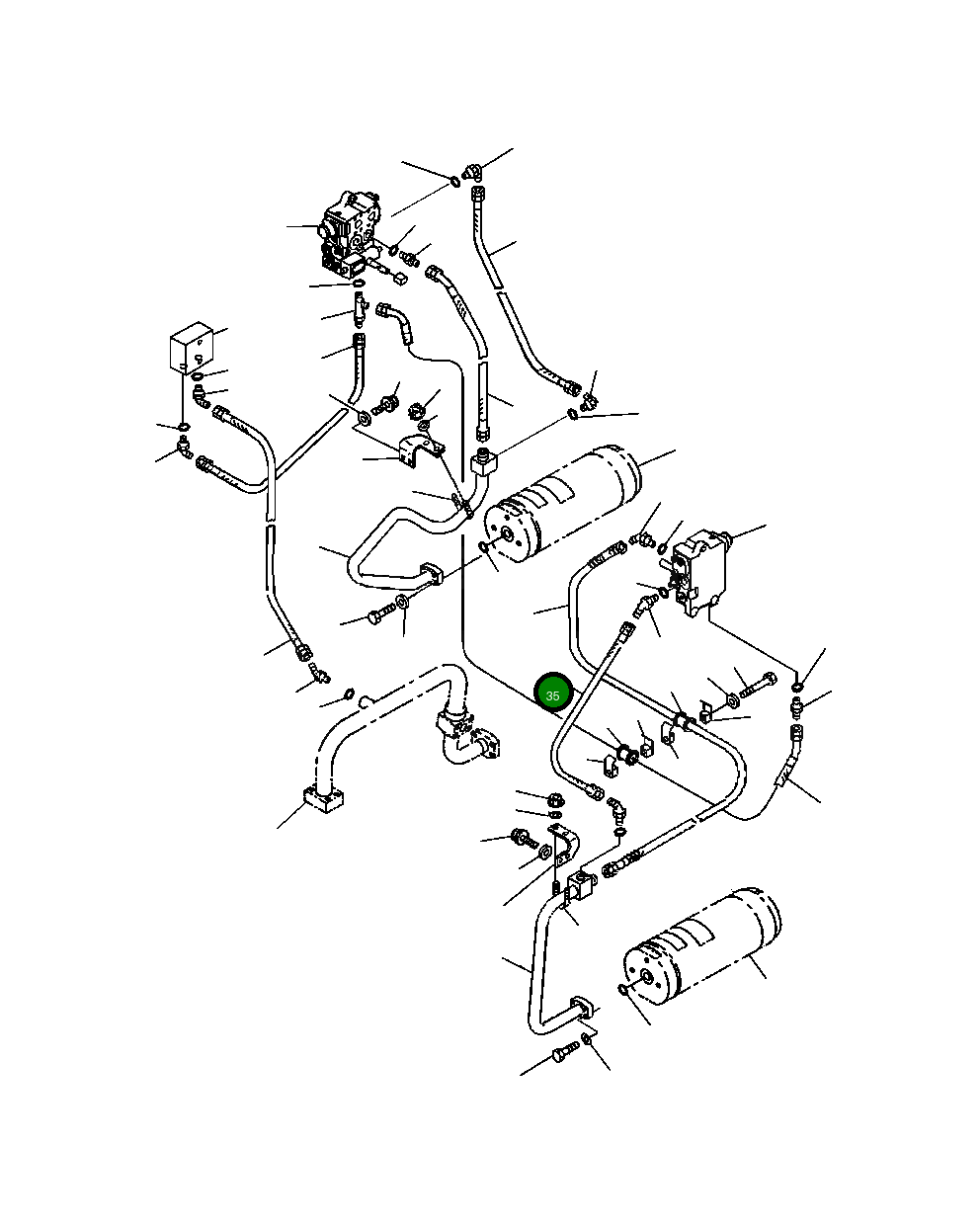 Шланг 07627-006A5 Komatsu