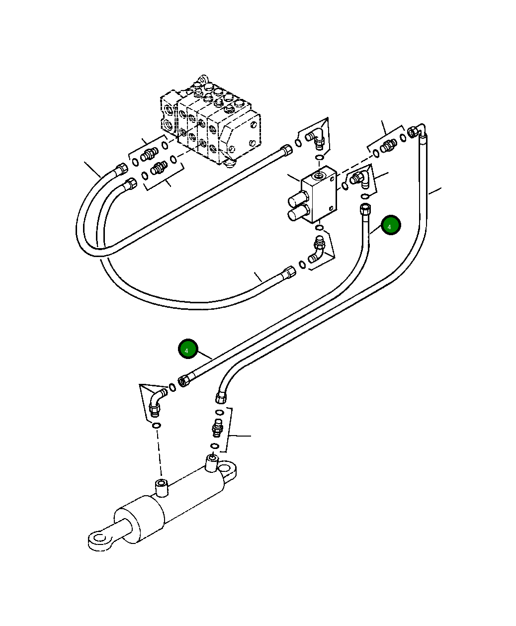 Шланг 1438 977 H2 Komatsu