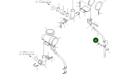 Шланг 07261-25823 Komatsu