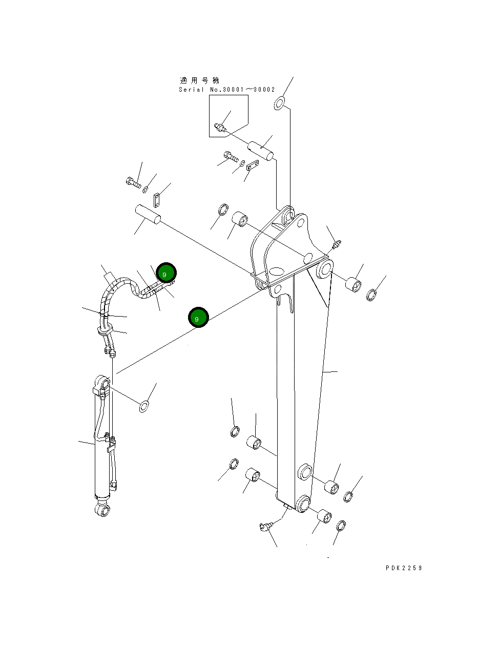 Шланг 20T-62-82270 Komatsu