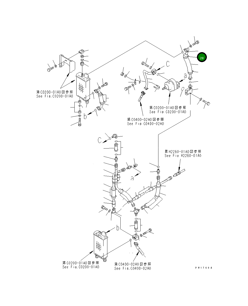 Шланг 19M-03-12240 Komatsu
