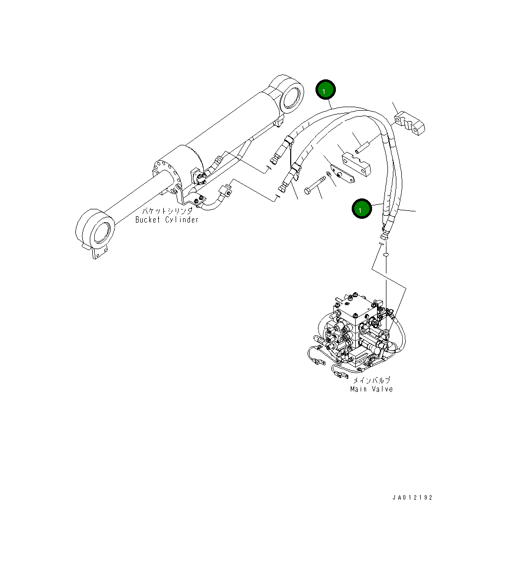 Шланг 02777-00616 Komatsu