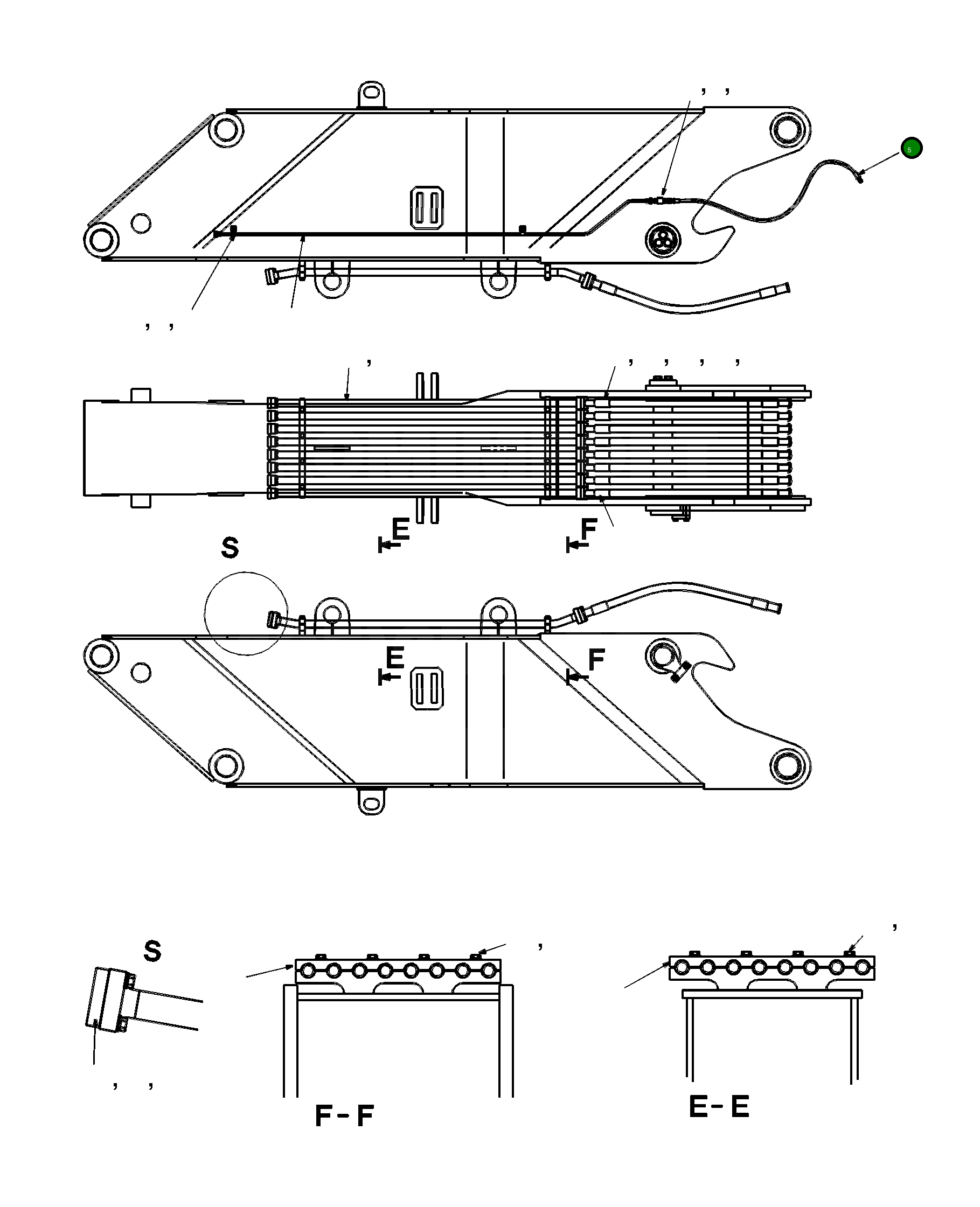 Шланг 207-70-KB910 Komatsu
