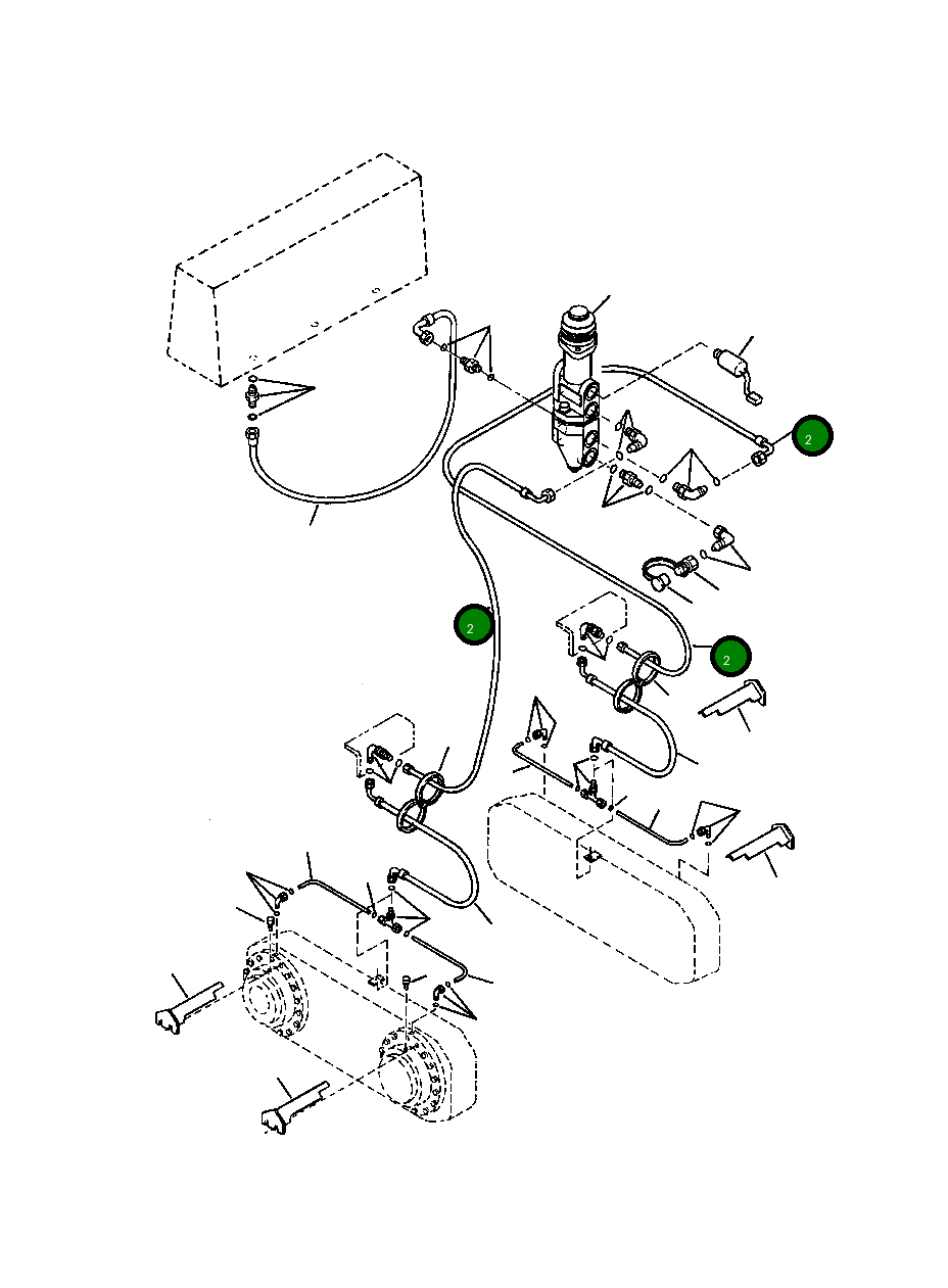 Шланг 1439 017 H1 Komatsu