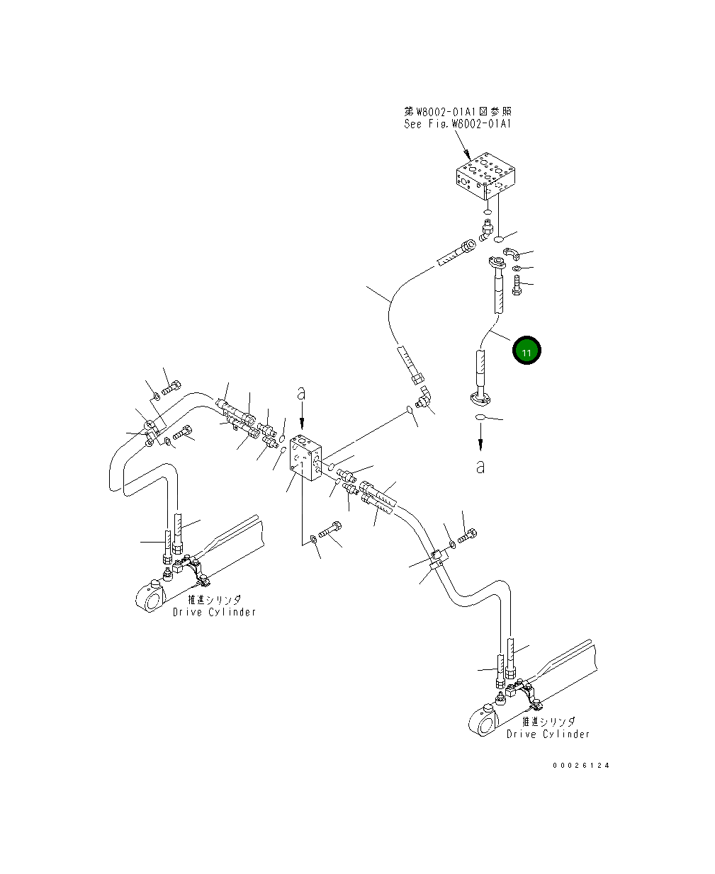 Шланг 07120-010A5 Komatsu