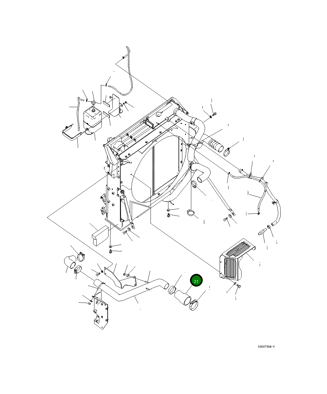 Шланг 207-03-75110 Komatsu