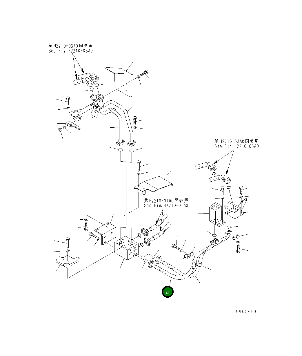 Шланг 07119-01012 Komatsu