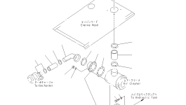 Шланг 08671-31080 Komatsu