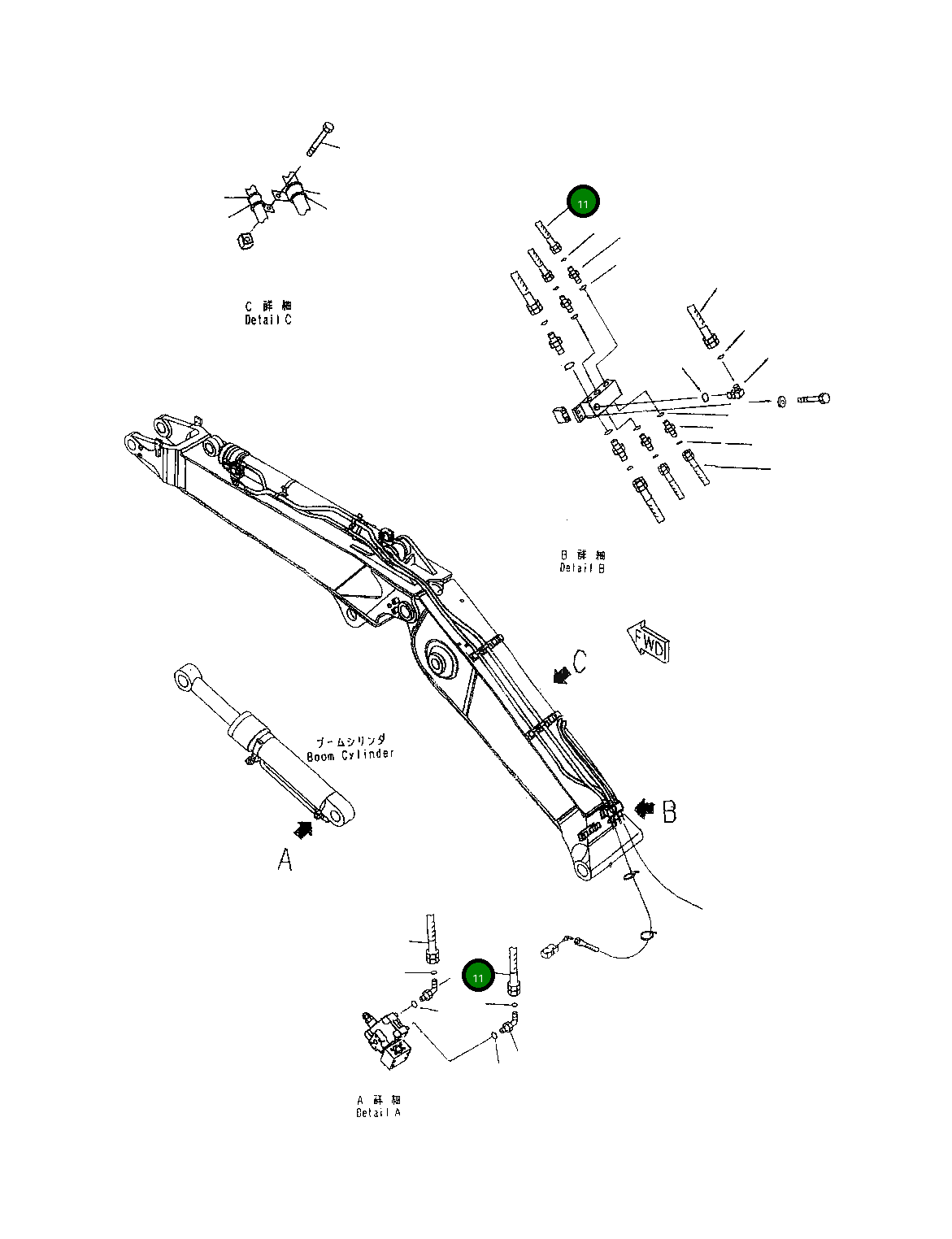 Шланг 0276200316 Komatsu