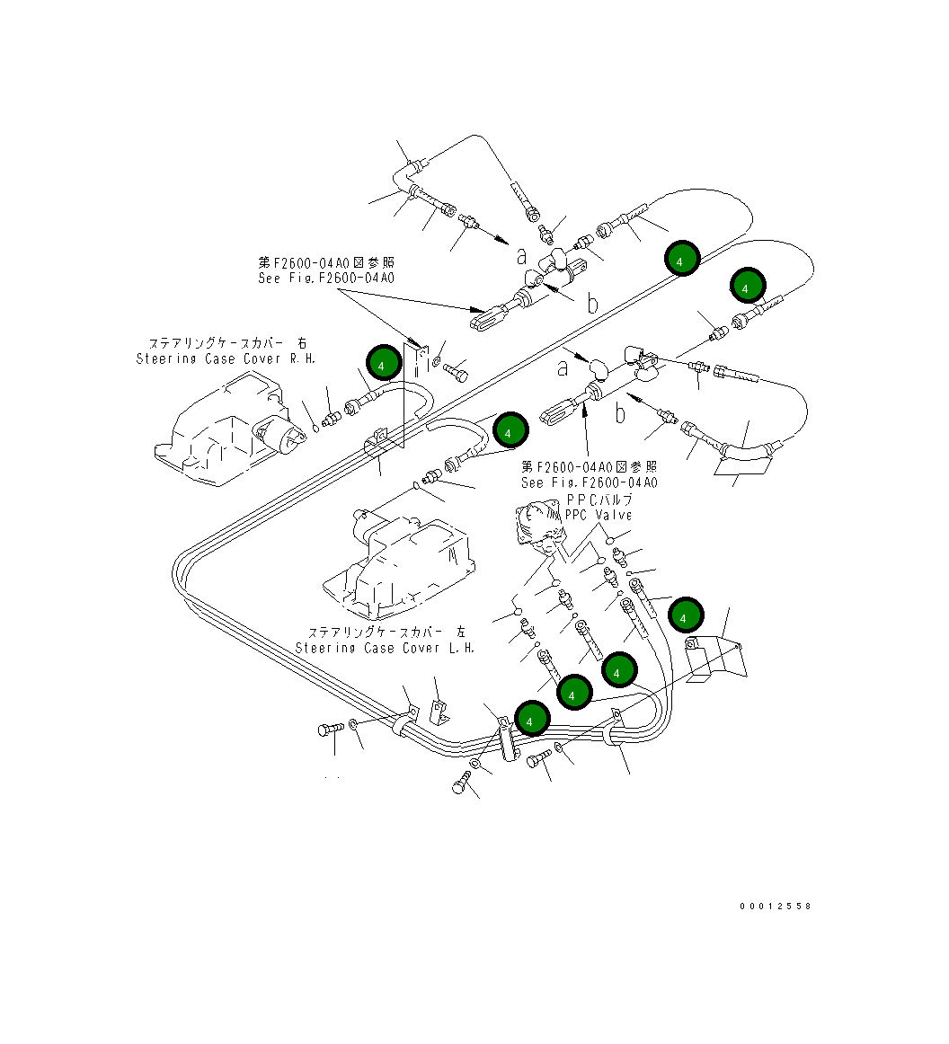 Шланг 104-40-58590 Komatsu