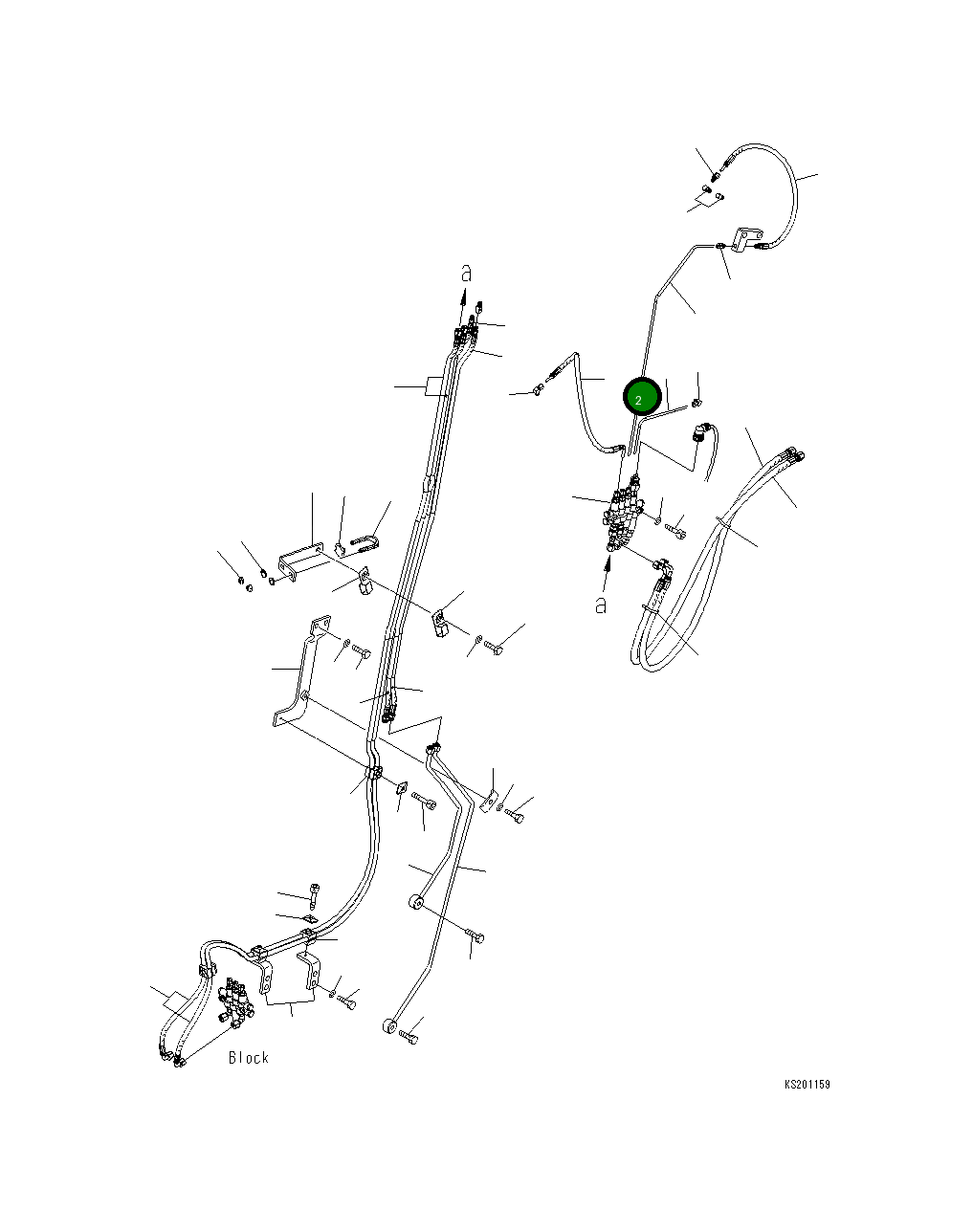 Шланг 20Y-62-K8480 Komatsu