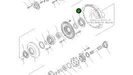Шестерня 195-13-11143 Komatsu