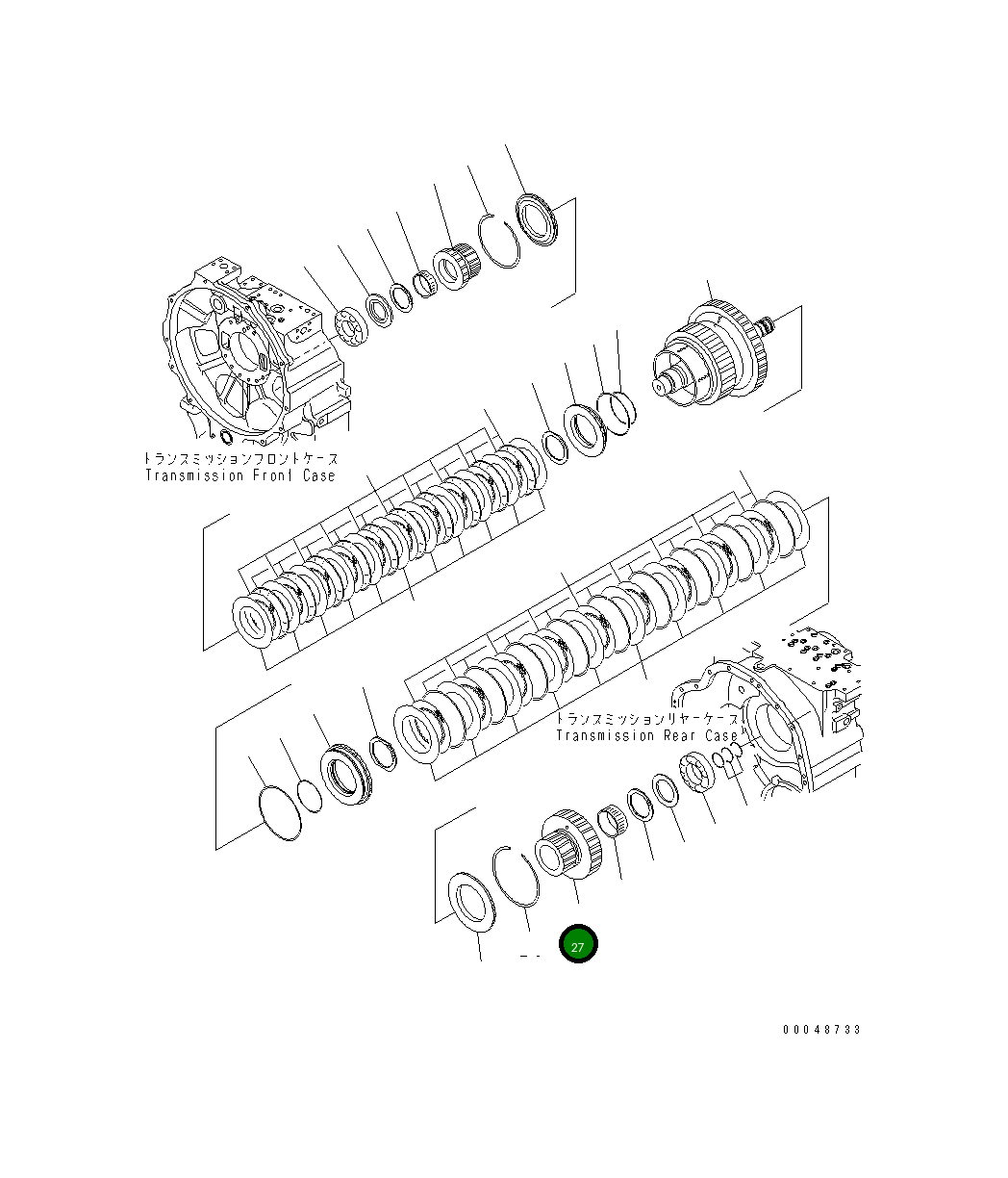 Шестерня 56D-15-22450 Komatsu