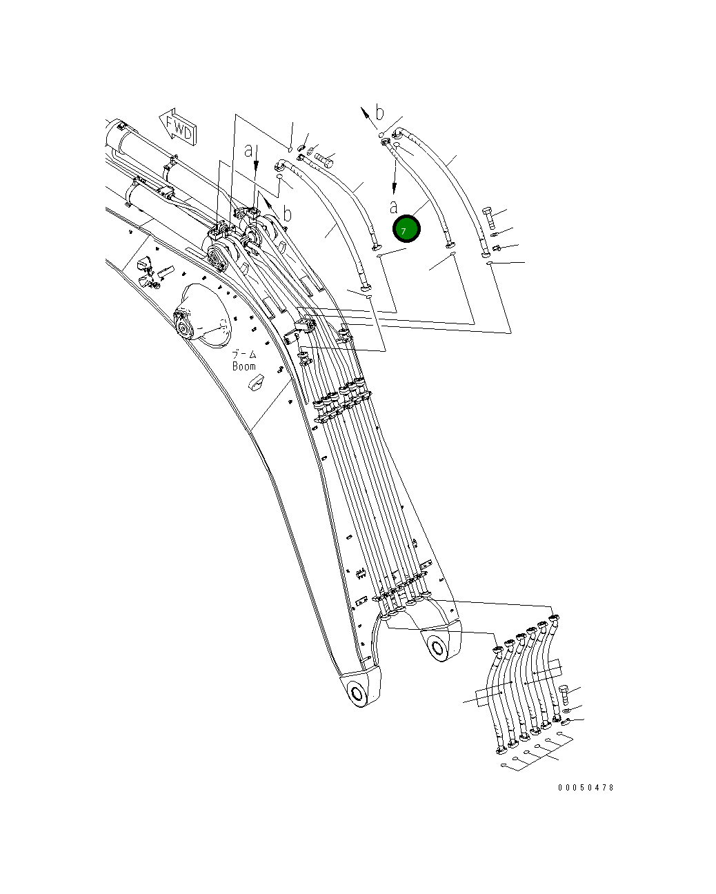 Шланг 07085-01420 Komatsu