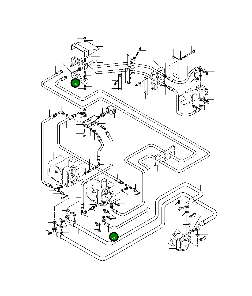 Шланг 1283 829 H1 Komatsu