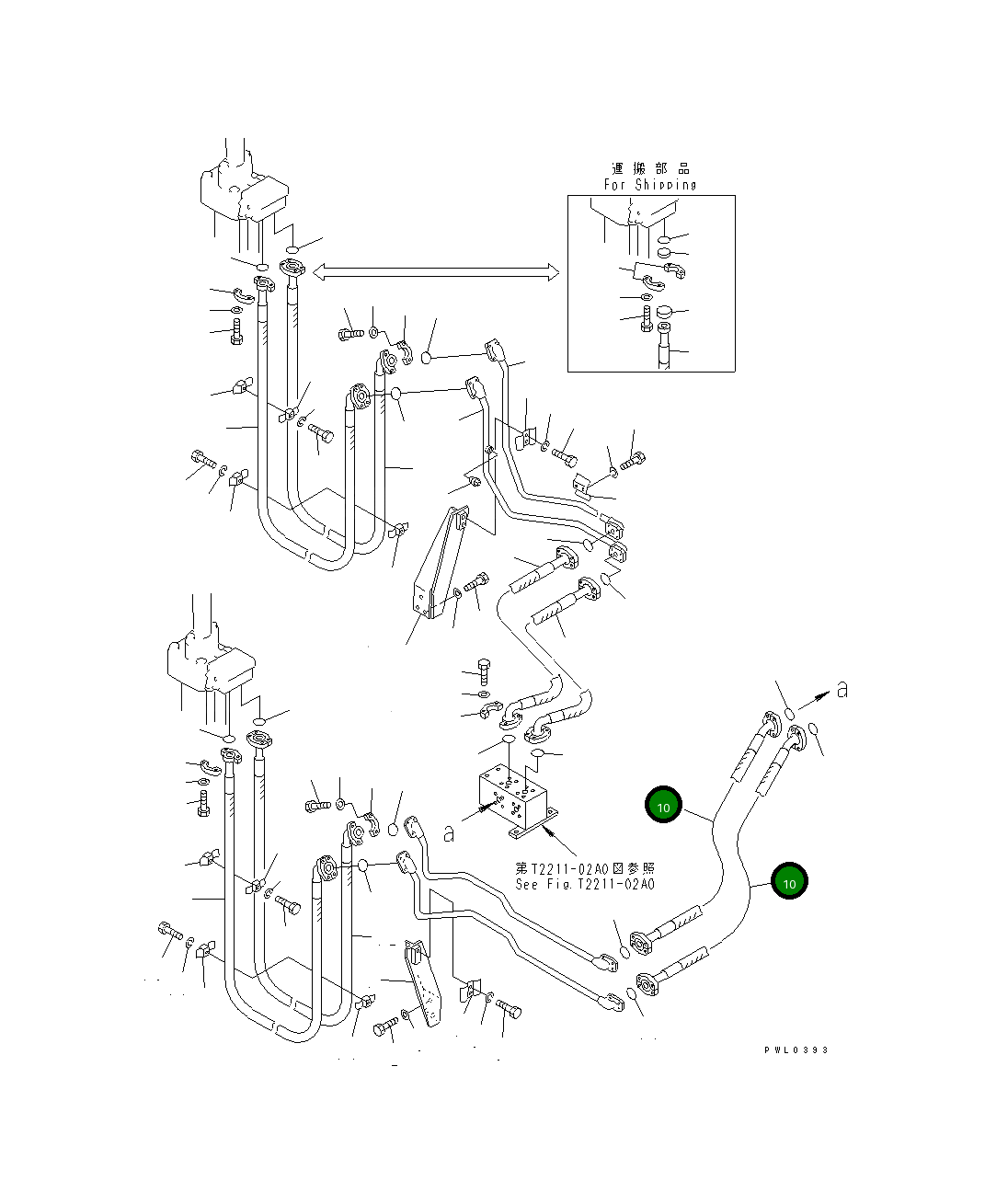 Шланг 07114-00512 Komatsu