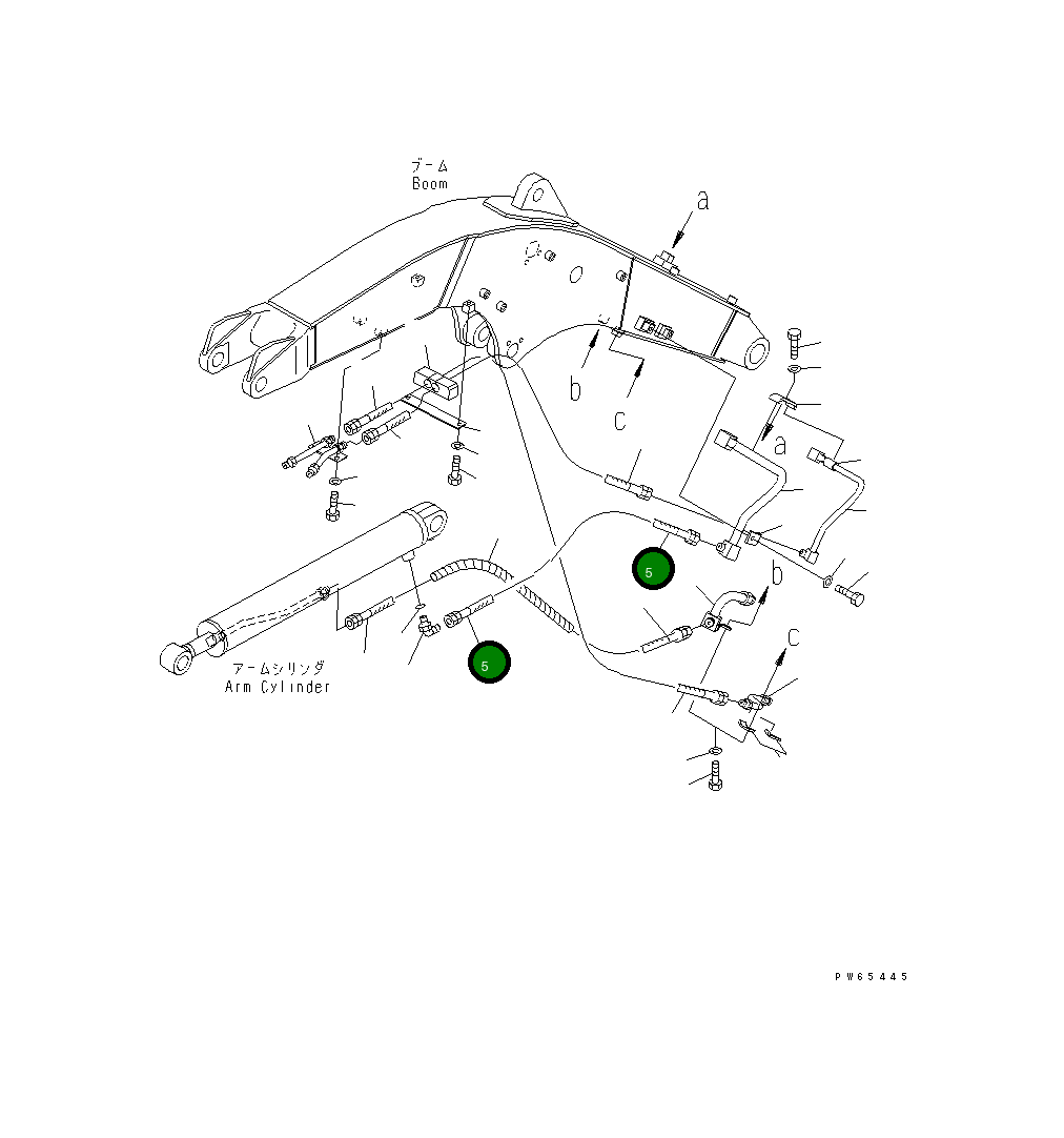 Шланг 07096-00404 Komatsu