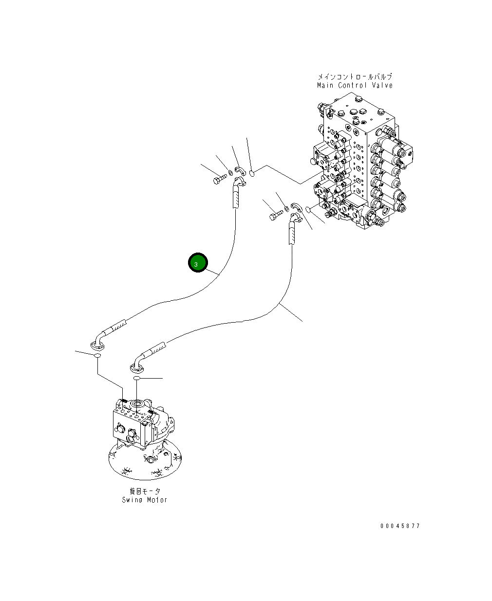 Шланг 206-62-21111 Komatsu