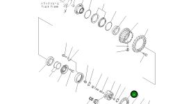 Шестерня 20Y-27-11740 Komatsu