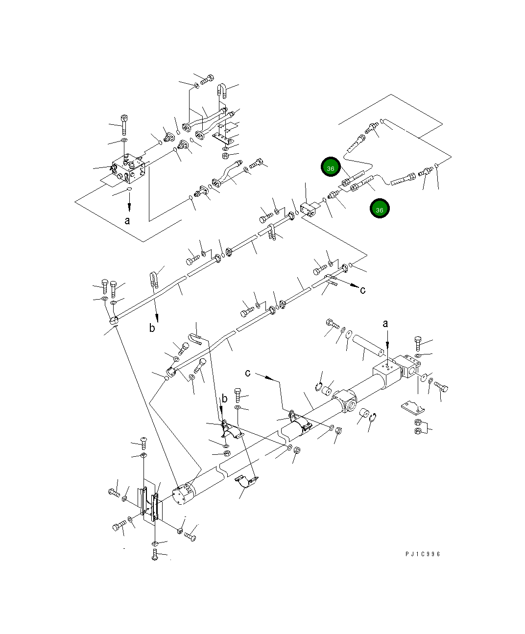 Шланг 07121-00505 Komatsu