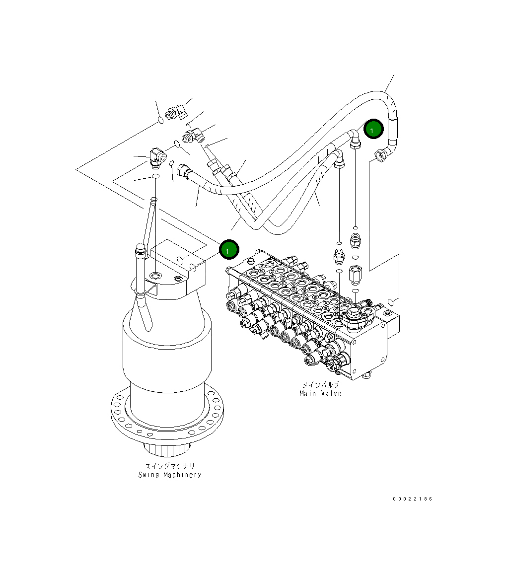 Шланг 02778-00509 Komatsu