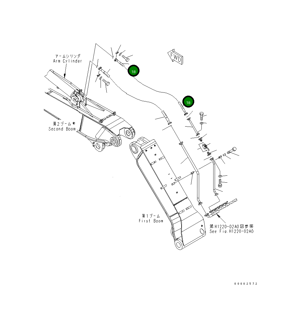 Шланг 07074-00621 Komatsu