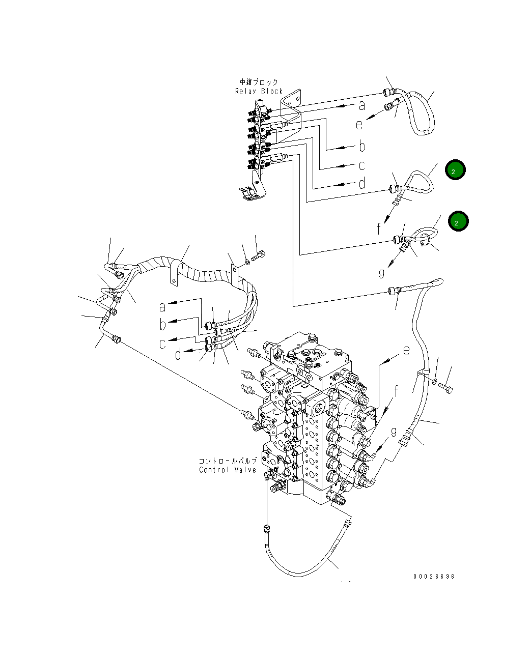 Шланг 208-62-73730 Komatsu