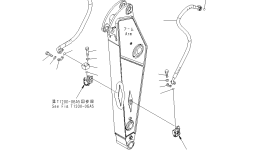 Шланг 07098-21422 Komatsu