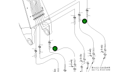 Шланг 07099-01418 Komatsu