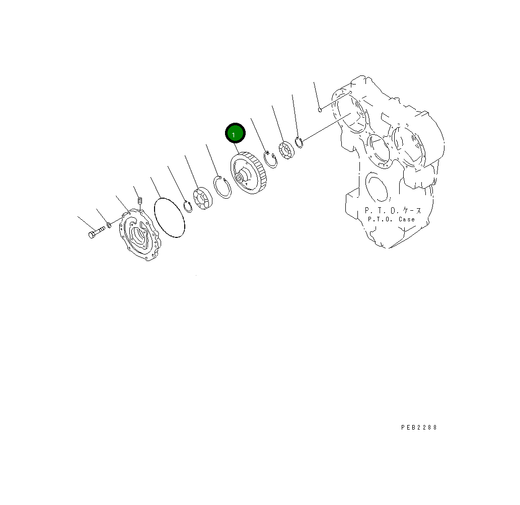 Шестерня 19M-13-14310 Komatsu