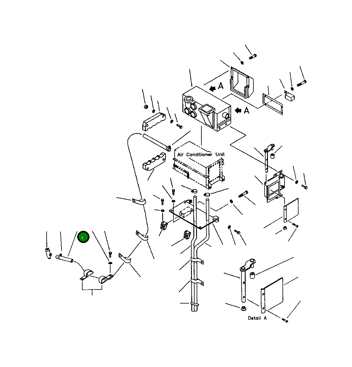 Шланг 09483-40435 Komatsu