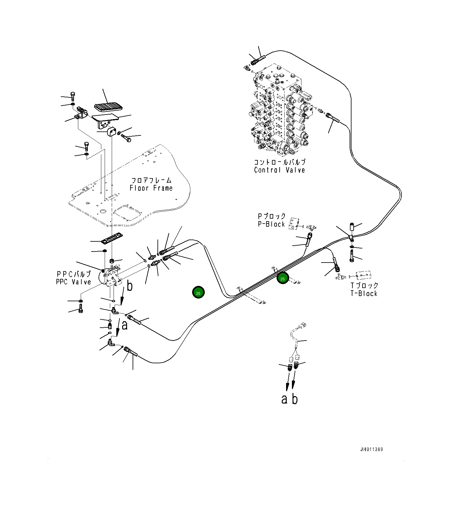 Шланг 20Y6252330 Komatsu