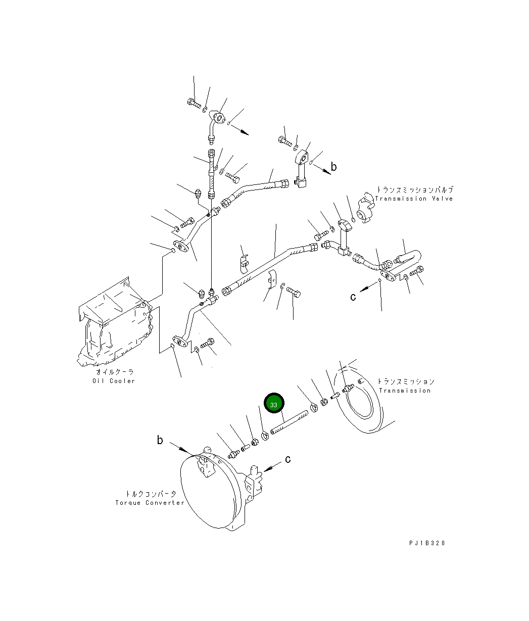 Шланг 07260-21428 Komatsu