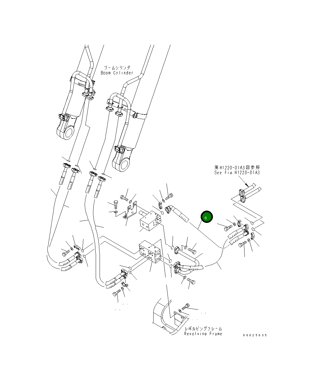 Шланг 20K-62-36230 Komatsu