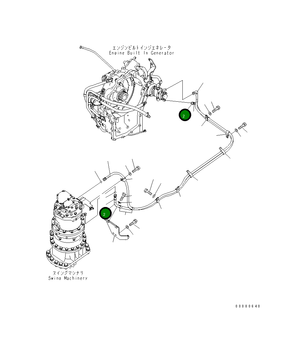 Шланг 205-62-31531 Komatsu