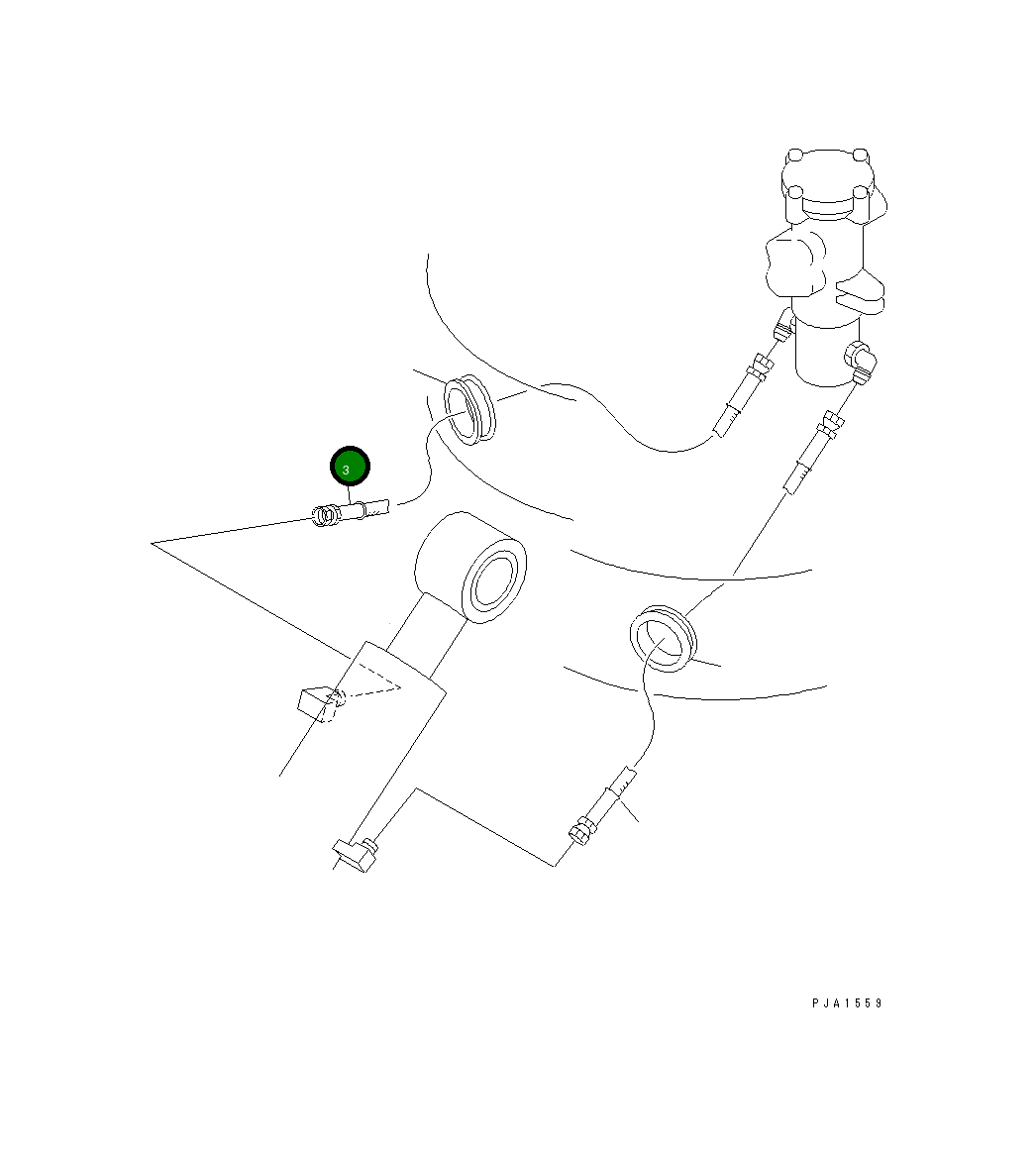 Шланг 07123-20411 Komatsu