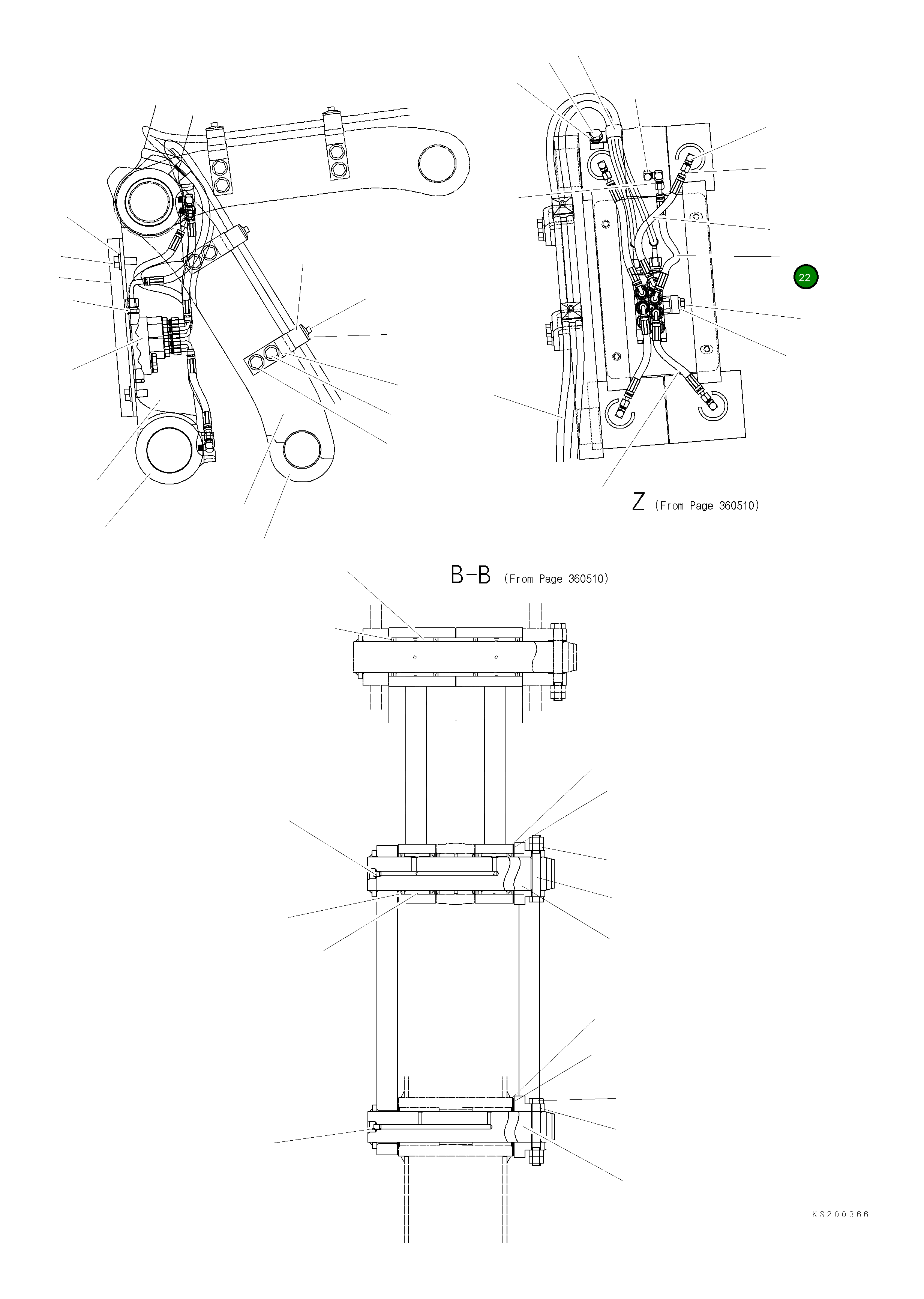 Шланг 206-70-KB790 Komatsu