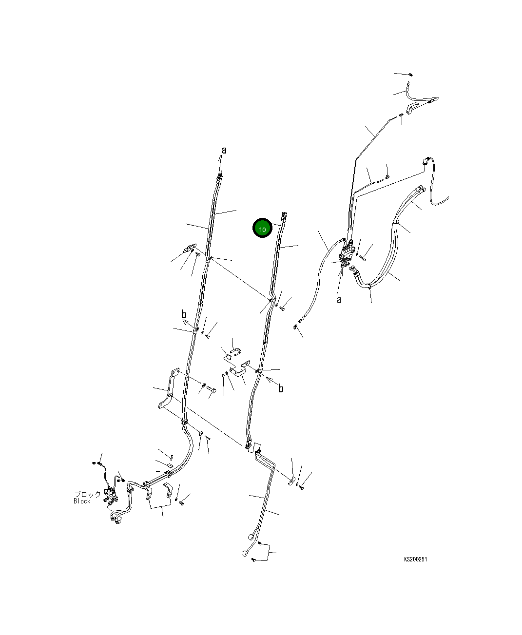 Шланг 206-70-K2551 Komatsu