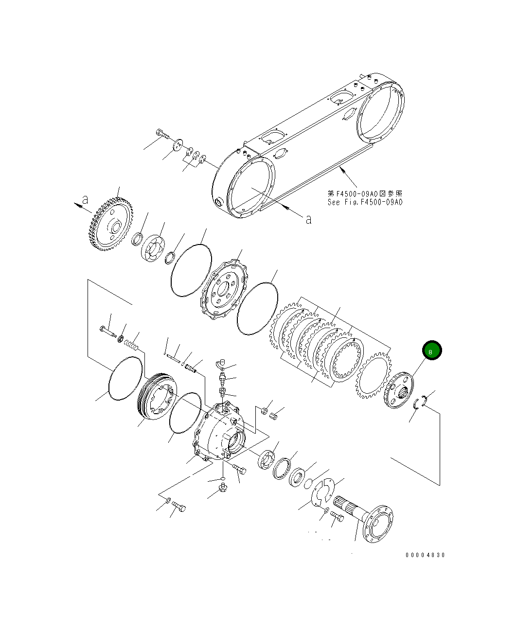 Шестерня 23A-25-31171 Komatsu