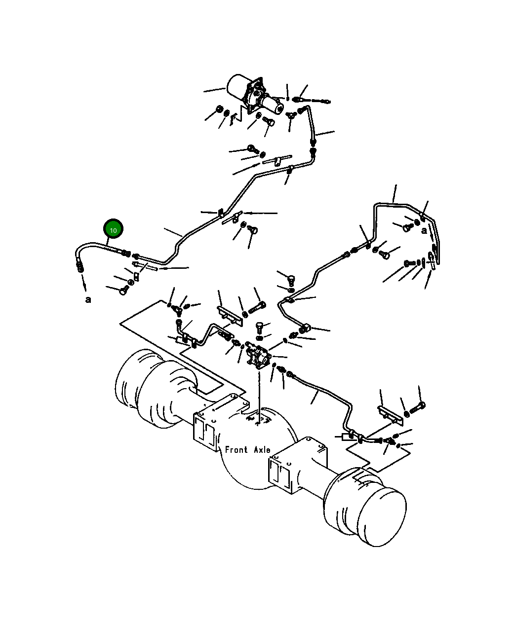 Шланг 07104-20307 Komatsu