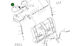 Шланг 07633-303A8 Komatsu