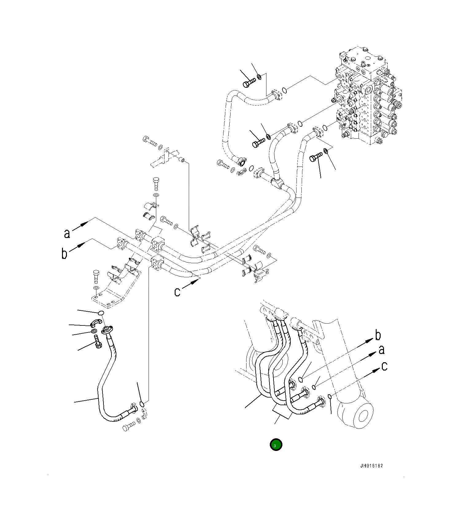 Шланг 206-62-51650 Komatsu