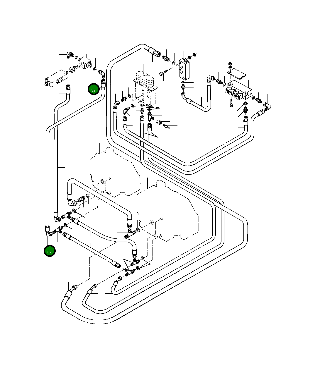 Шланг 1235 852 H1 Komatsu