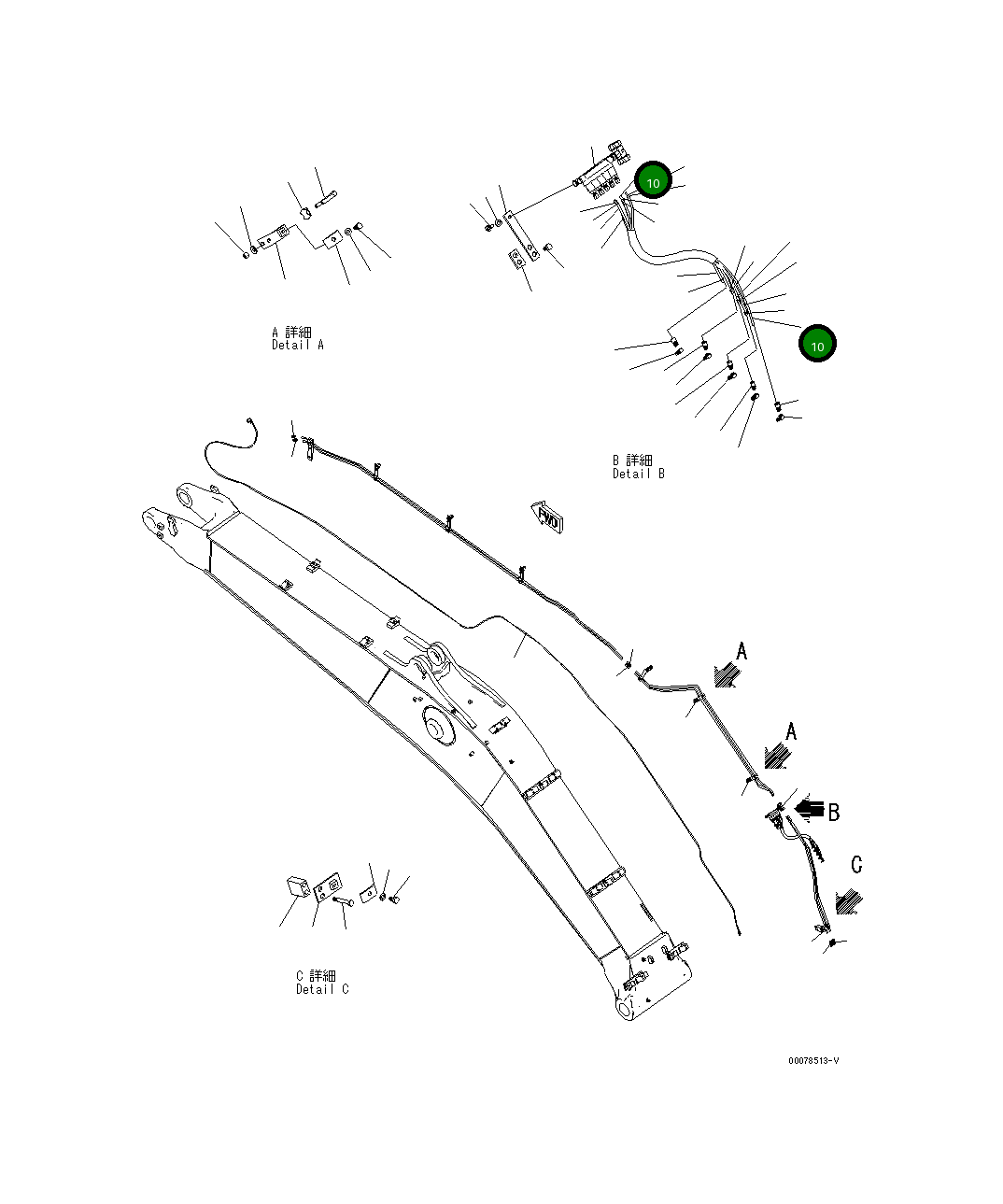 Шланг 208-70-K3150 Komatsu