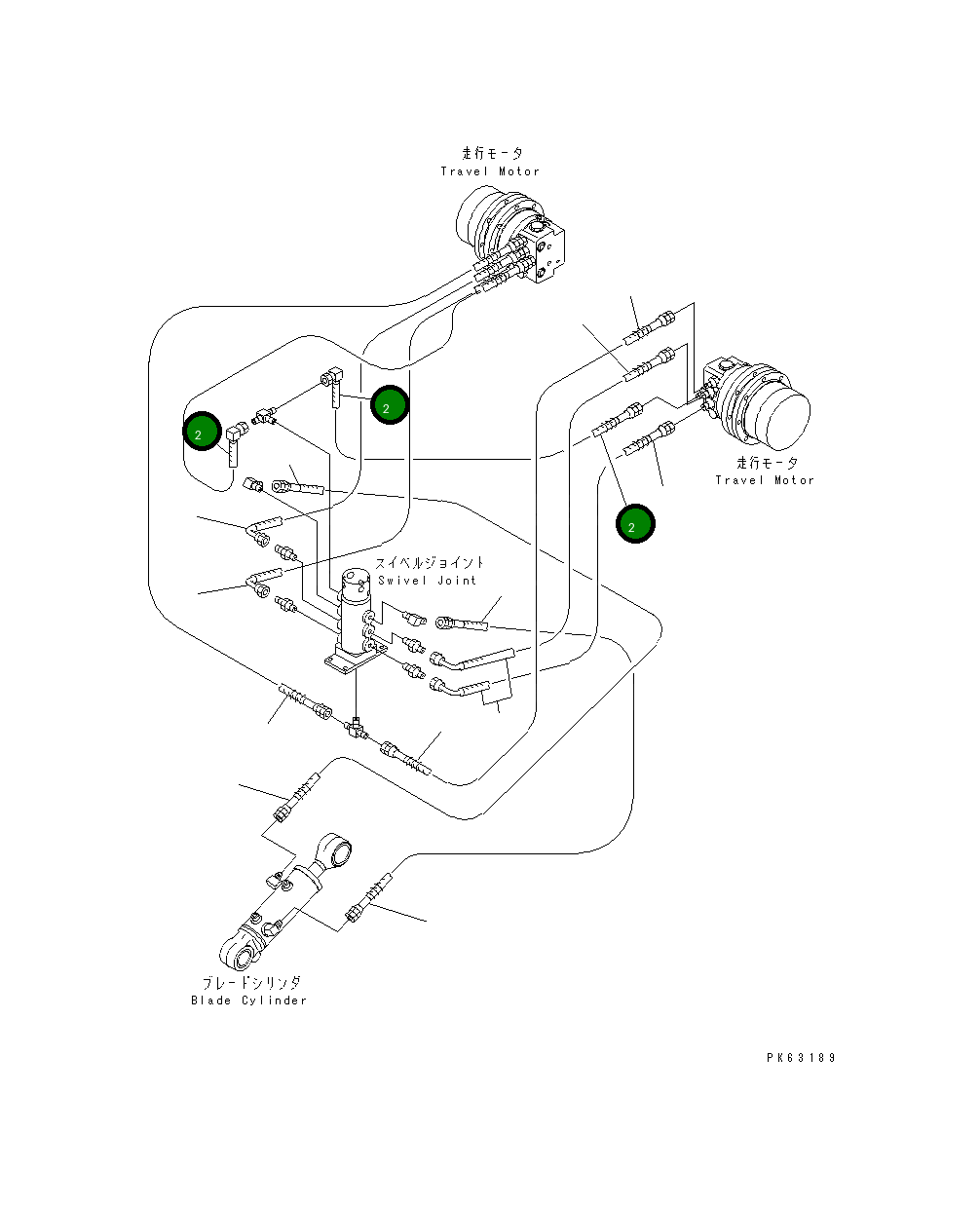 Шланг 20M-62-81151 Komatsu