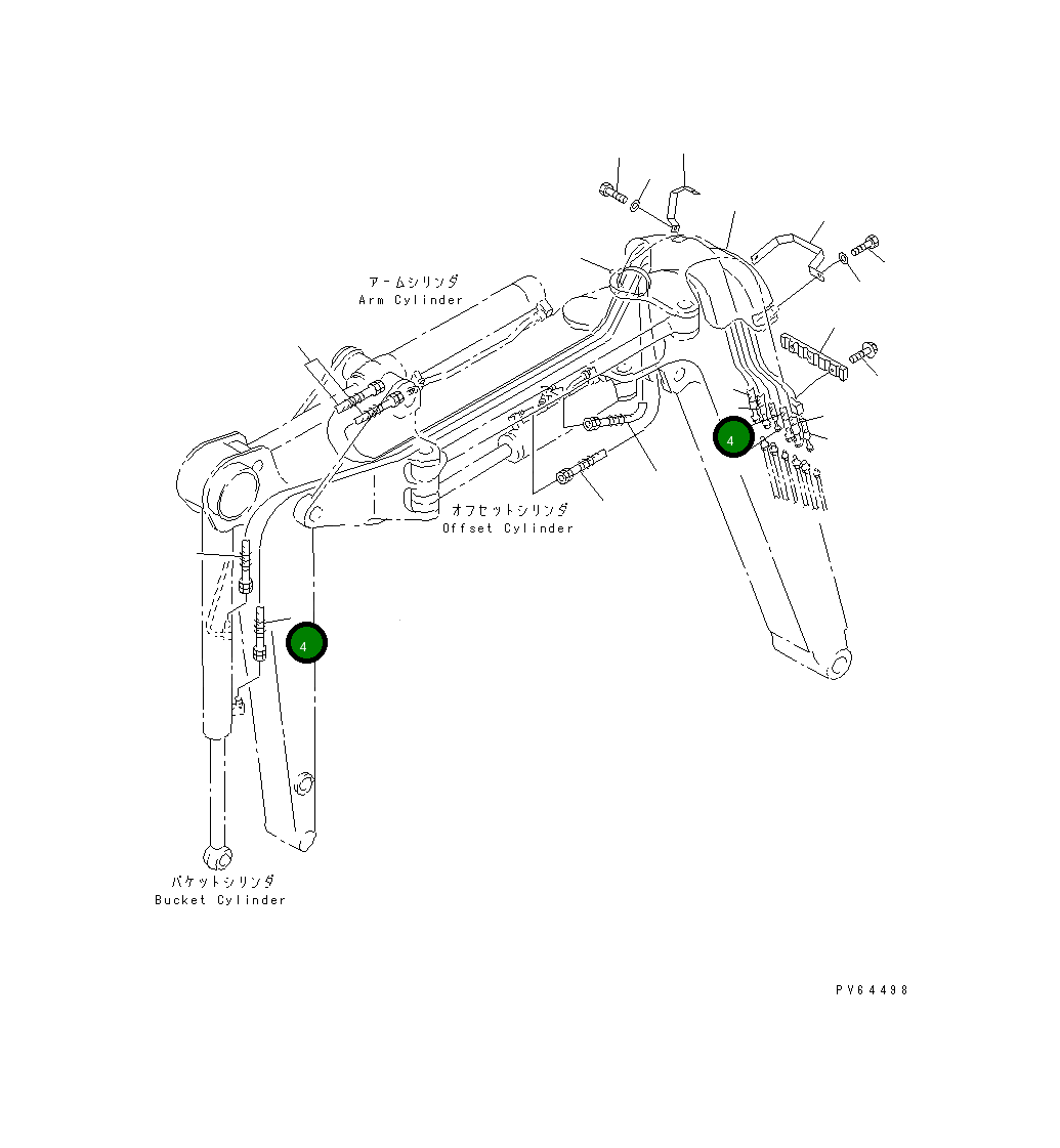 Шланг 20C-970-3140 Komatsu