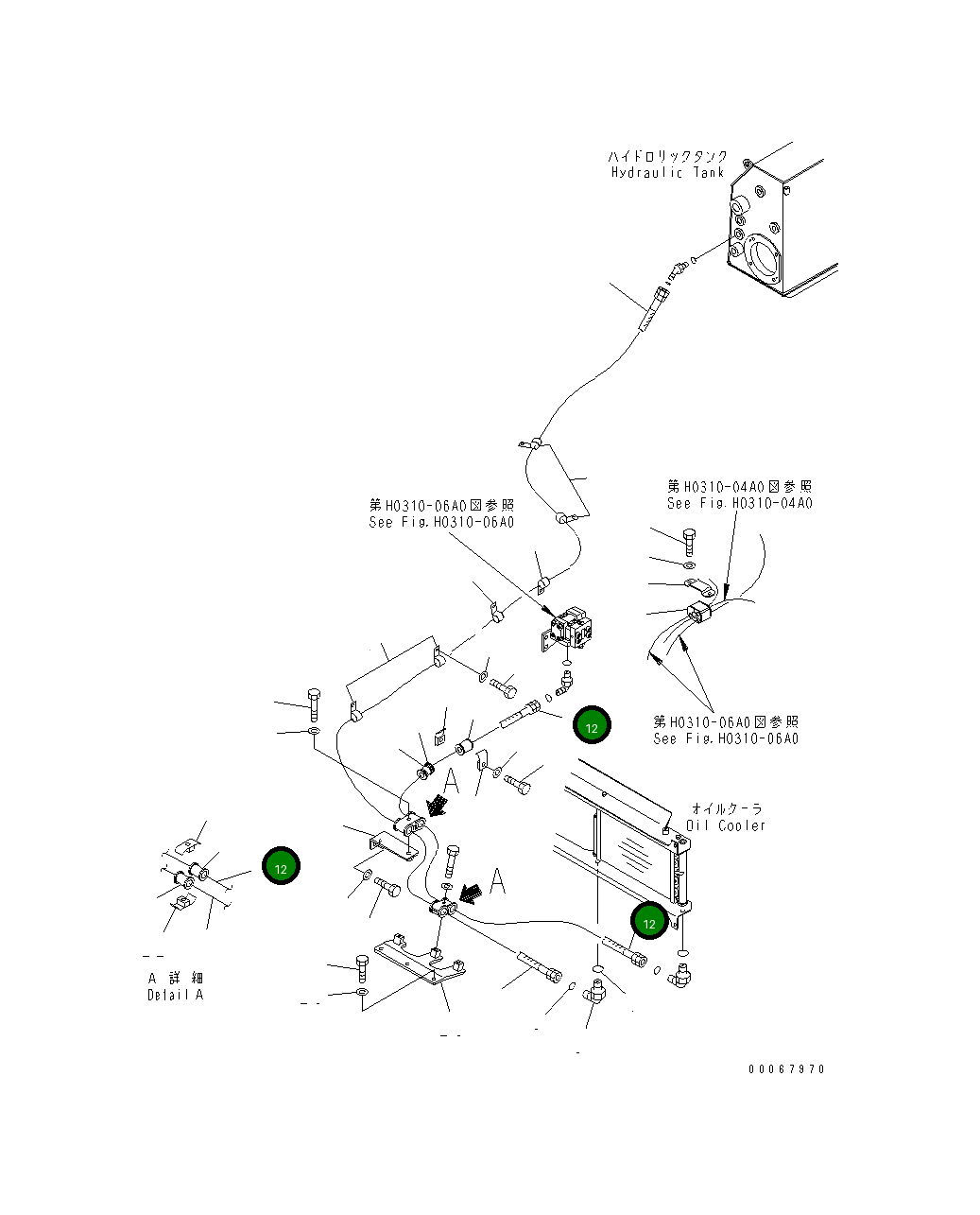 Шланг 14X-Z16-7670 Komatsu