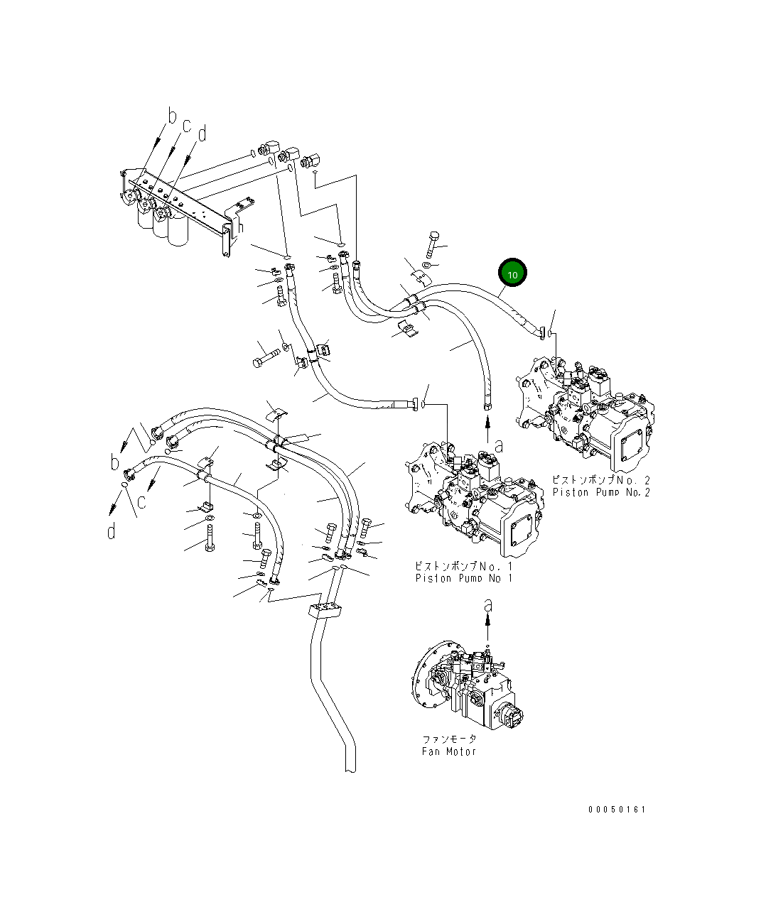 Шланг 07297-01219 Komatsu
