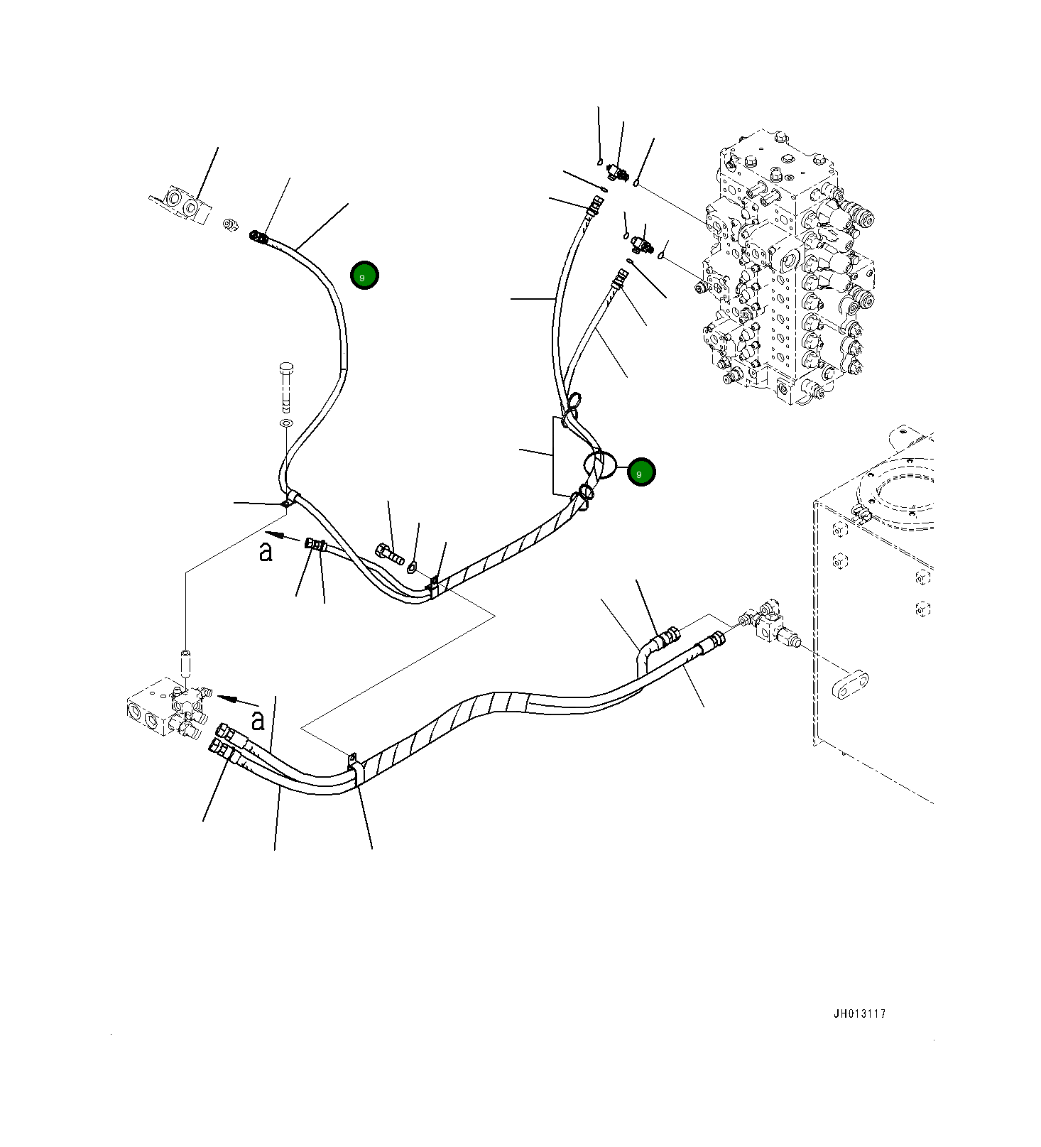 Шланг 02774-00332 Komatsu